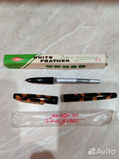 Перьевая ручка white feather времен СССР