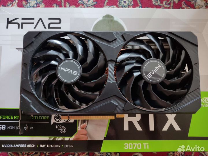 Видеокарта Geforce RTX 3070 Ti, гарантия DNS