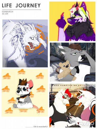 Арт на заказ фурри