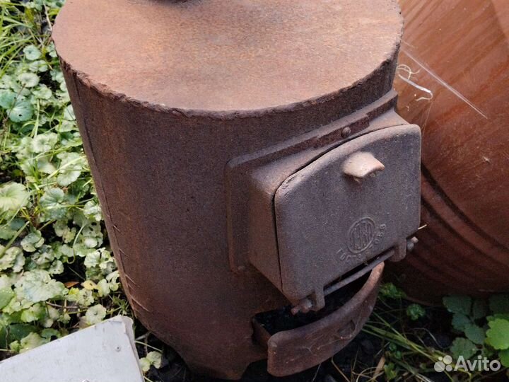 Печь чугунная. Буржуйка. Печь под казан
