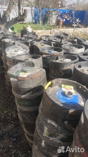 Кеги, немецкие,нержавейка, покрытые резиной