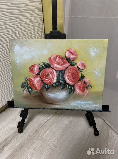 Картина «Розы», масло