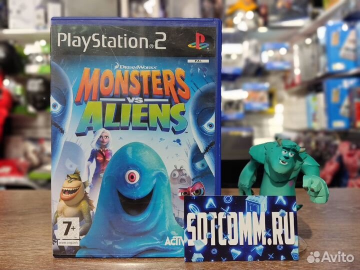 Monsters vs. Aliens PS2 Игры + обмен + прокат