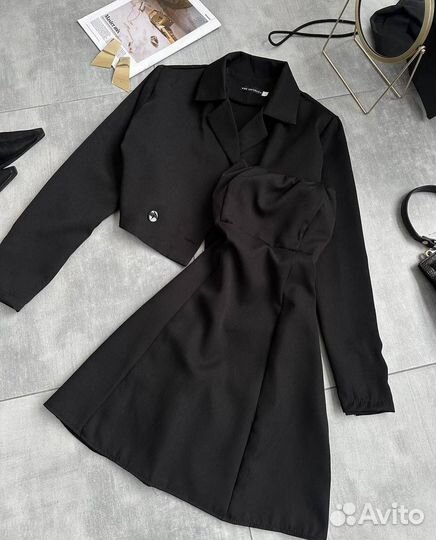 Костюм двойка пиджак + платье