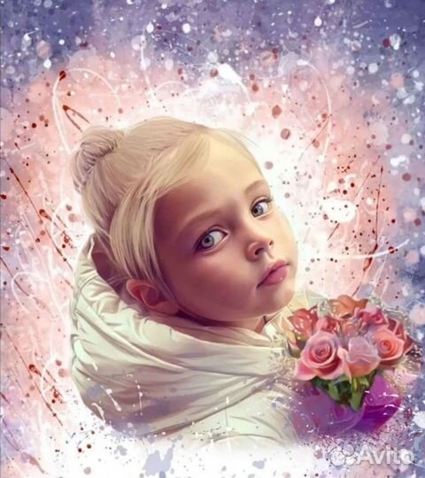 Портрет на холсте по фото