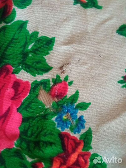 Шаль платок павловопосадская СССР