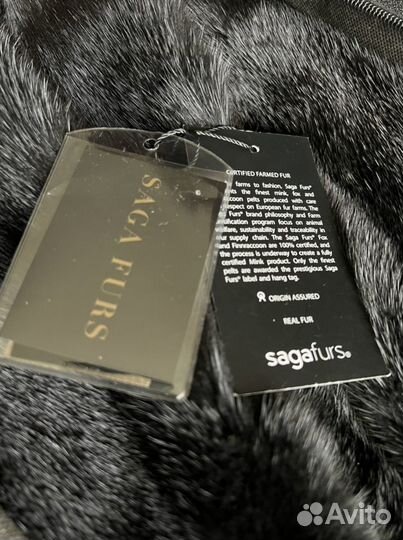 Хвосты норки и обрезки норки saga furs 2022