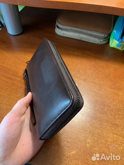 Кошелек мужской кожаный