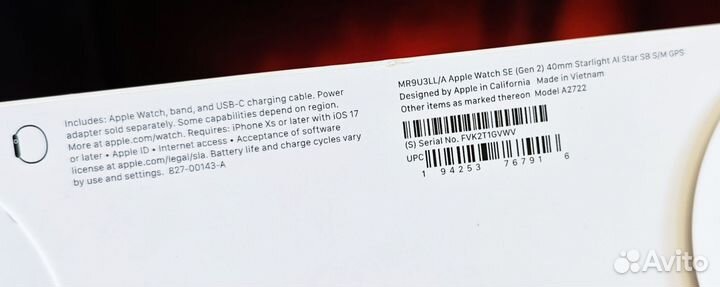 Apple watch SE 2 2022 40mm черные