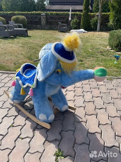 Детская качалка слон