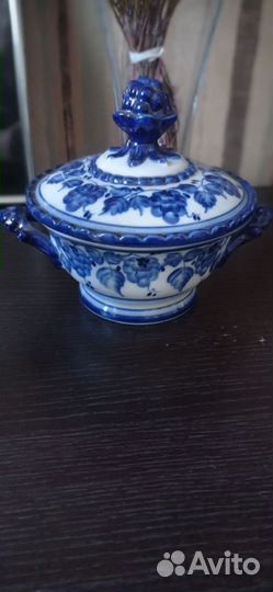 Гжель. Фарфоровая посуда. СССР