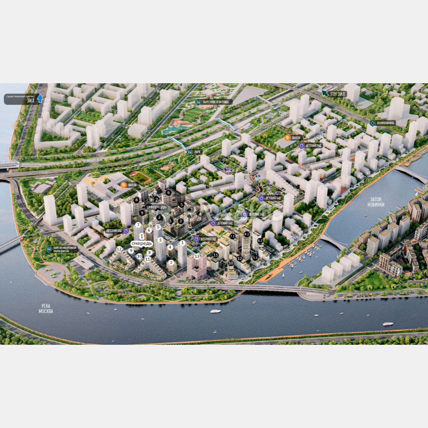 2-к. квартира, 67,8 м², 6/25 эт.