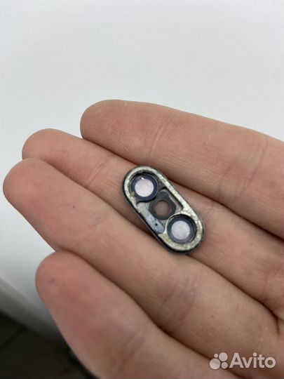 Стекло камеры с рамкой iPhone X Оригинал
