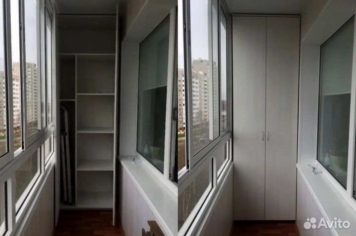 Шкаф на балкон на заказ