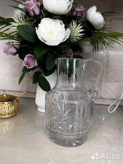 Кувшин хрустальный СССР