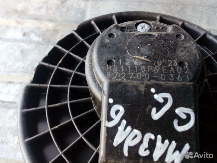 Моторчик отопителя Mazda 6 (GG), 07г