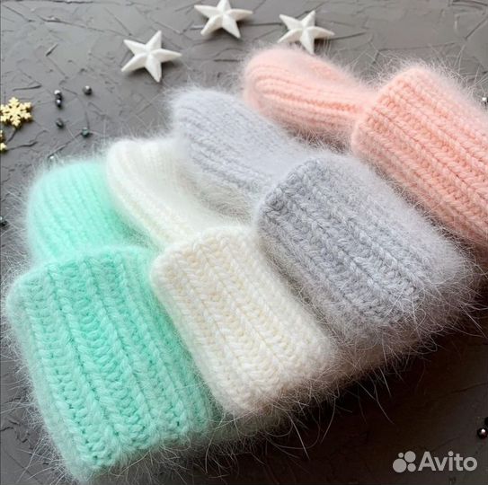 Шапка из пуха норки на заказ