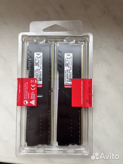 Оперативная память ddr4 16gb 3200 hyperX