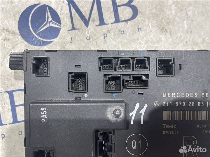 Блок управления двери передний правый