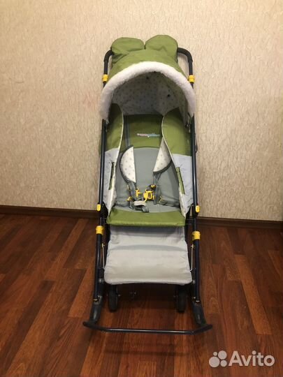 Детские санки коляска