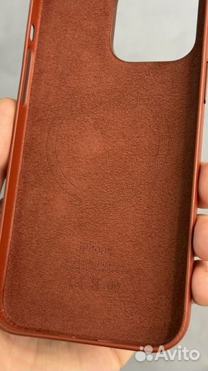 Apple Leather Case для iPhone 14 Pro Max