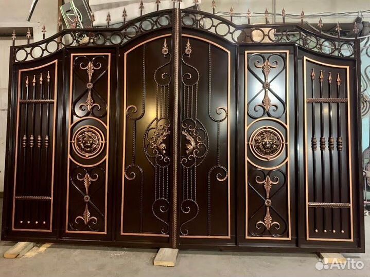 Ворота кованые