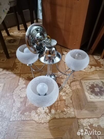 Люстра потолочная подвесная бу