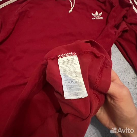 Лонгслив толстовка Adidas 3-stripies