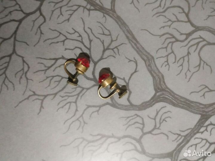 Серьги клипсы СССР