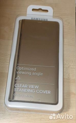Чехол на samsung galaxy note 8 clear view
