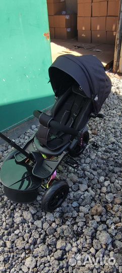 Трёхколёсный велосипед коляска city ride lunar