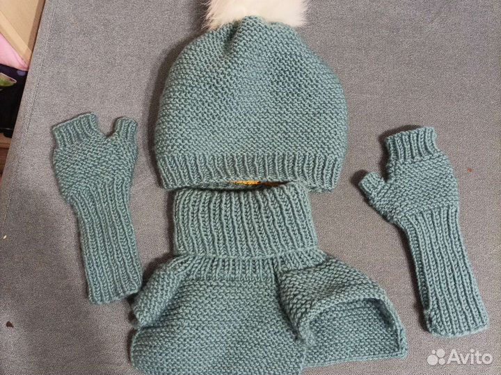 Детская шапка и снуд