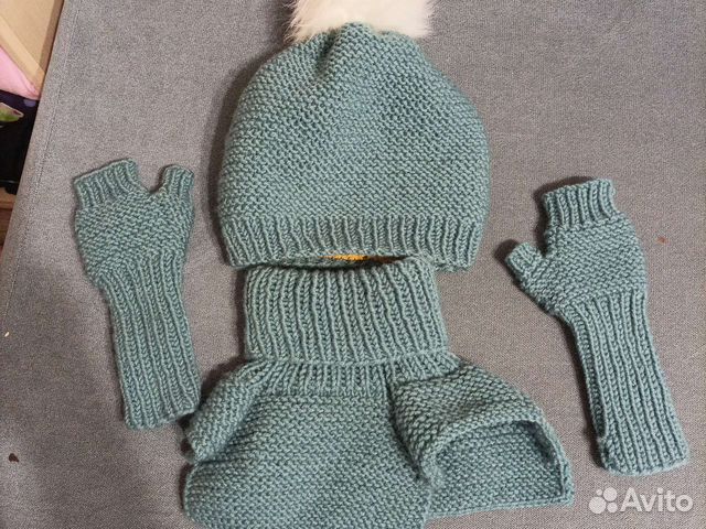 Детская шапка и снуд