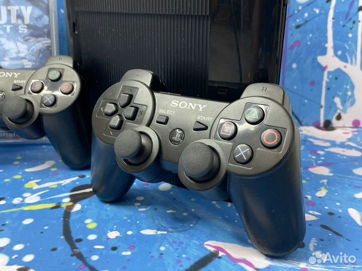 Sony PS3 super slim прошитая / 320GB