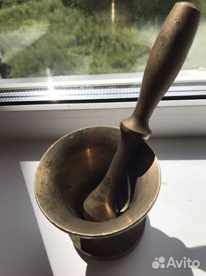 Латунная ступка