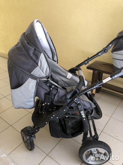 Коляска 2в1 Adbor Zipp Grey