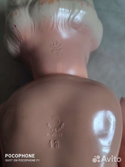 Кукла целлулоид Minerva