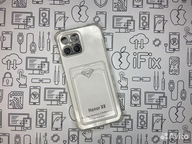 Чехол - накладка для Honor X8 - TPU силикон