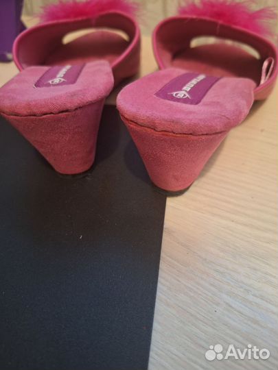 Тапочки с мехом Dunlop 35