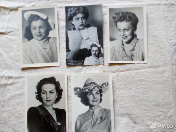 Фотографии артистов кино и театров СССР