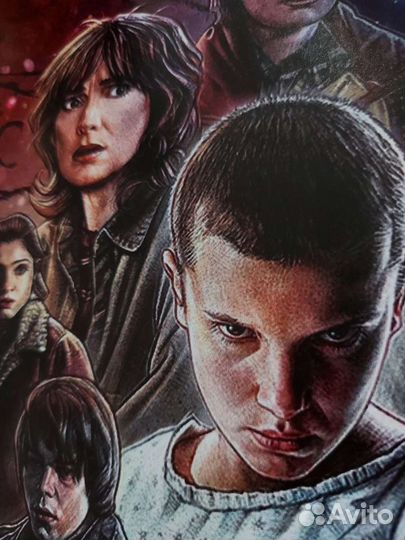 Постер 40х60 Stranger Things Очень странные дела