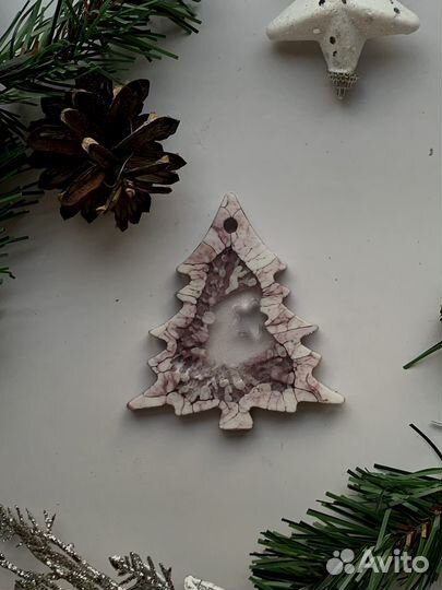 Елочные игрушки из эпоксидной смолы