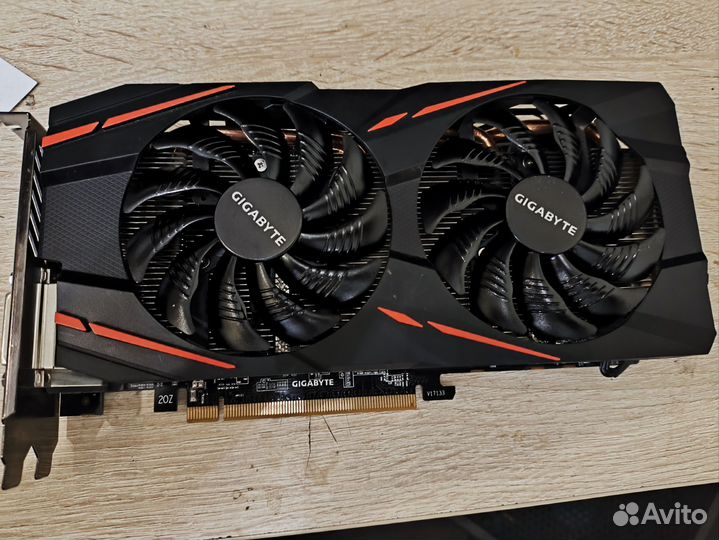 Видеокарта Gigabyte rx580 8gb gaming