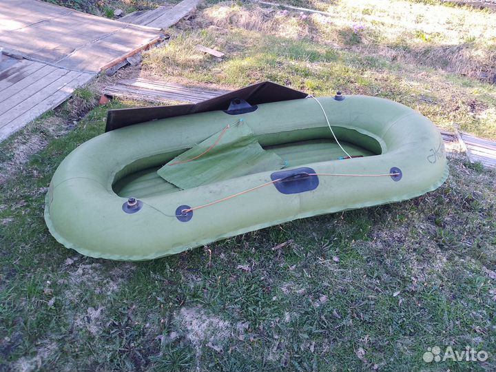 Лодка надувная двухместная бу