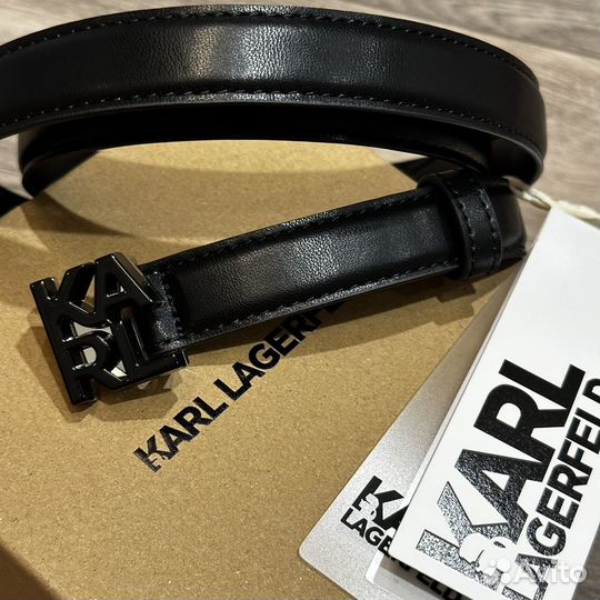 Ремень Karl Lagerfeld кожаный