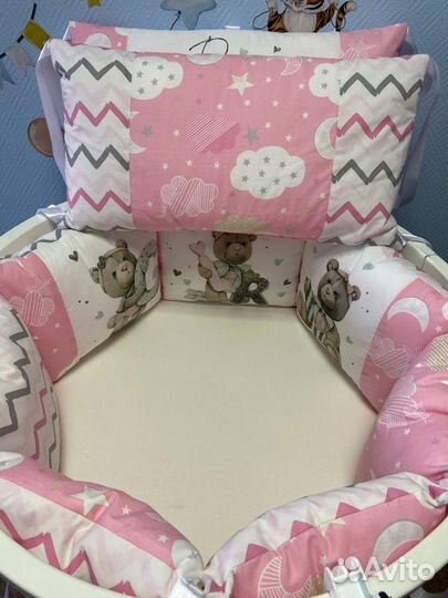 Бортики - подушечки в детскую крооватку