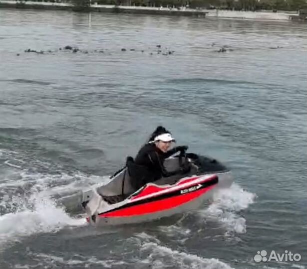 Мини электро-катер для отдыха 2 места