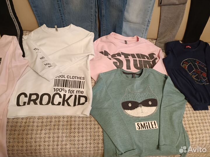 Пакет вещей на девочку, рост 128-134