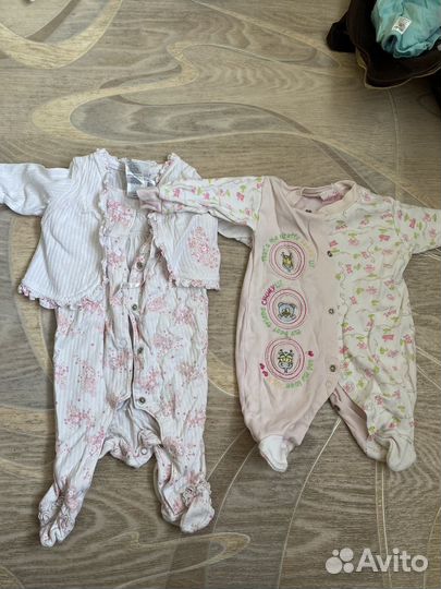 Детские вещи на девочку пакетом