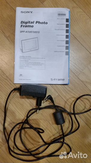 Цифровая фоторамка на 250 фото - Sony DPF-e72n